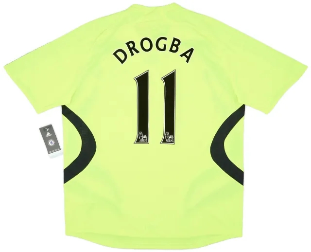 adidas 2007-08 Chelsea Away Shirt Drogba #11 (XL)