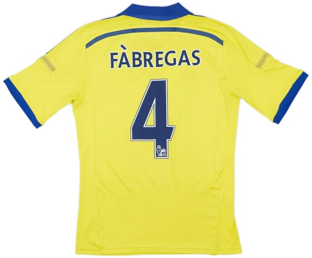 adidas 2014-15 Chelsea Away Shirt Fabregas #4 - 6/10 - (S)