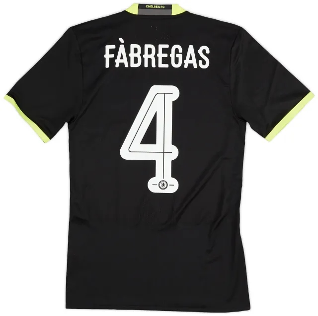 adidas 2016-17 Chelsea Player Issue Away Shirt Fabregas #4 (S)