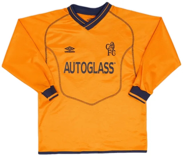 Umbro 2000-01 Chelsea GK Shirt - 8/10 - (M.Boys)