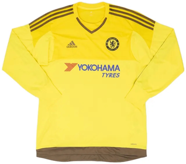 adidas 2015-16 Chelsea Player Issue GK L/S Shirt - 6/10 - (L)