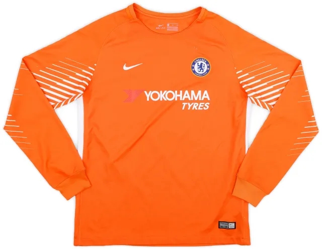 Nike 2017-18 Chelsea GK Shirt - 7/10 - (XL.Boys)