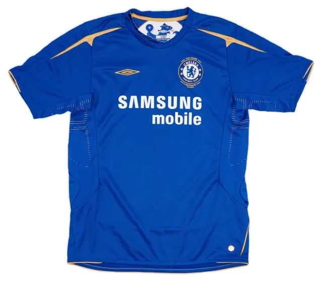 Umbro 2005-06 Chelsea Centenary Home Shirt - 8/10 - (XL.Boys)