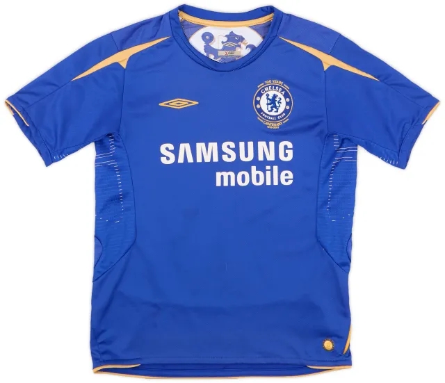 Umbro 2005-06 Chelsea Centenary Home Shirt - 7/10 - (M.Boys)