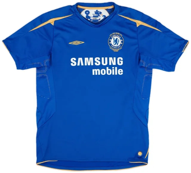 Umbro 2005-06 Chelsea Centenary Home Shirt - 8/10 - (XL.Boys)