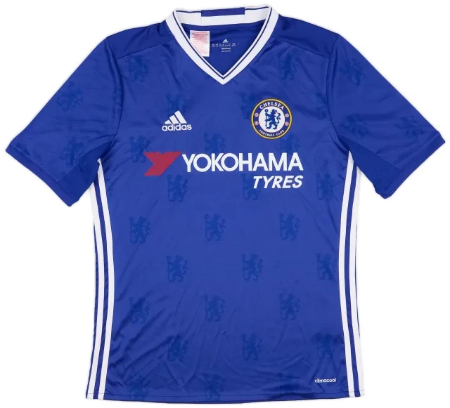 adidas 2016-17 Chelsea Home Shirt - 8/10 - (XL.Boys)