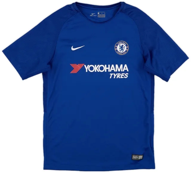 adidas 2017-18 Chelsea Home Shirt - 8/10 - (XL.Boys)