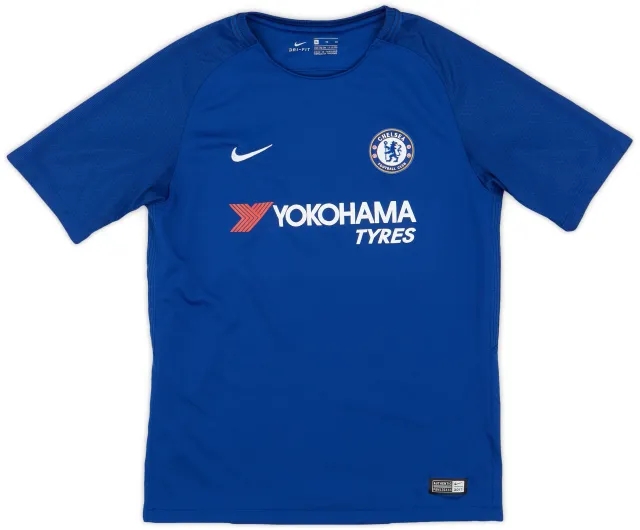 adidas 2017-18 Chelsea Home Shirt - 8/10 - (XL.Boys)