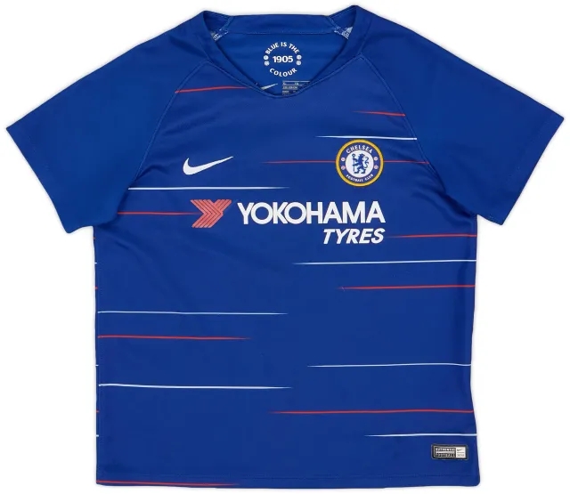 Nike 2018-19 Chelsea Home Shirt - 8/10 - (XL.Boys)