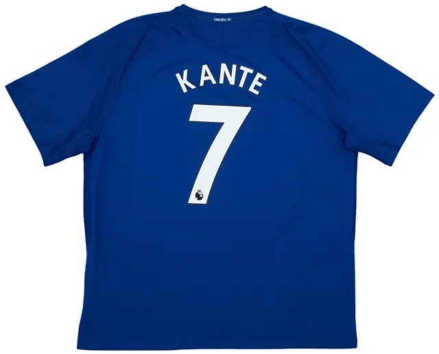 adidas 2017-18 Chelsea Home Shirt Kante #7 - 8/10 - (XXL)