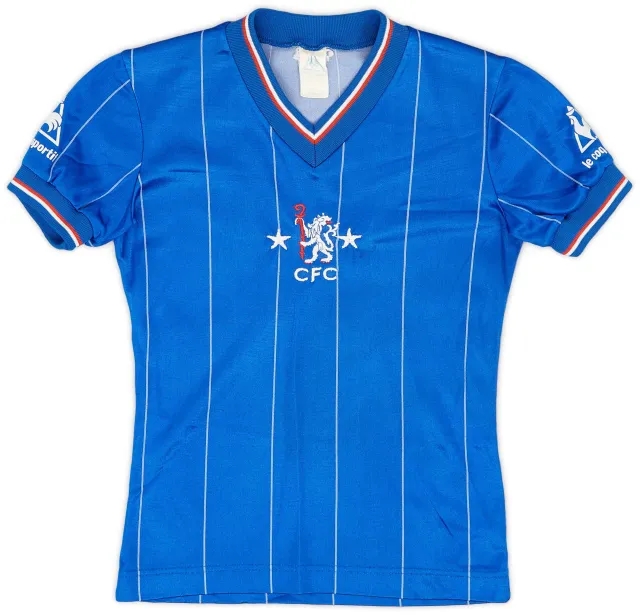 LeCoqSportif 1981-83 Chelsea Home Shirt - 9/10 - (S.Boys)