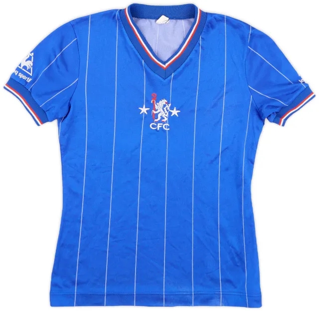 LeCoqSportif 1981-83 Chelsea Home Shirt - 9/10 - (L.Boys)