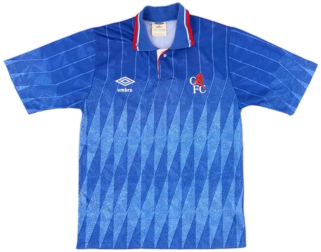 Umbro 1989-91 Chelsea Home Shirt - 8/10 - (L.Boys)