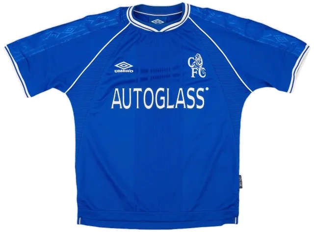 Umbro 1999-01 Chelsea Home Shirt - 7/10 - (Y)