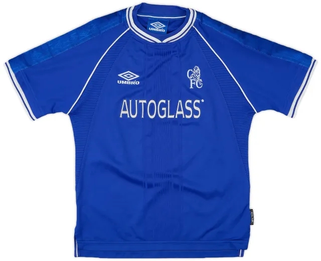 Umbro 1999-01 Chelsea Home Shirt - 8/10 - (L.Boys)