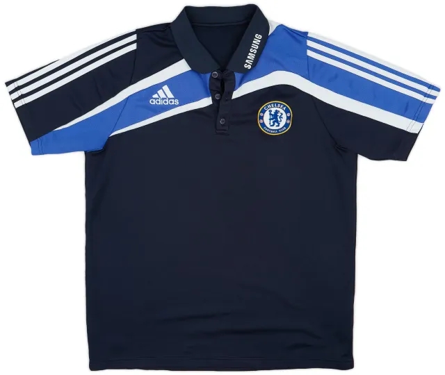 2009-10 Chelsea adidas Polo Shirt - 8/10 - (L)