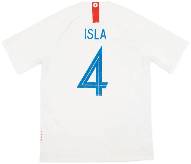 Nike 2018-19 Chile Away Shirt Isla #4 - 4/10 - (M)