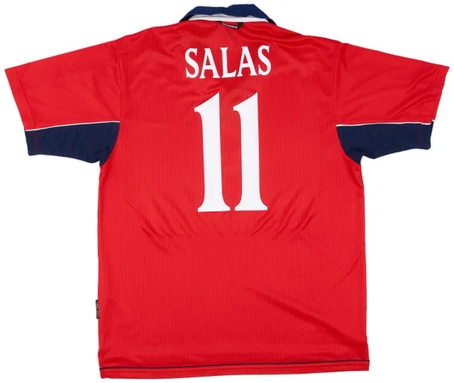 Umbro 2000-01 Chile Home Shirt Salas #11 - 9/10 - (L)