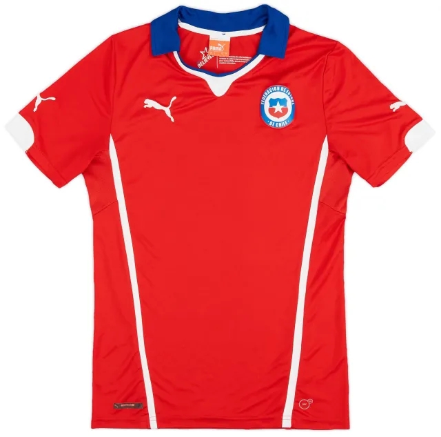Puma 2014-15 Chile Home Shirt - 8/10 - (S)