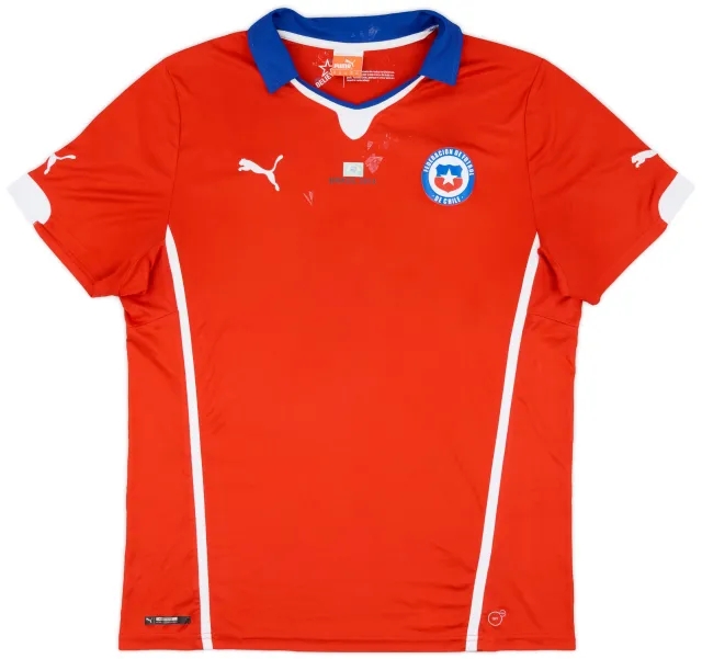 Puma 2014-15 Chile Home Shirt - 5/10 - (XL)