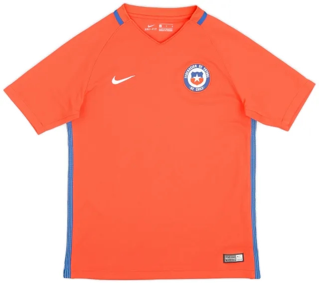 Nike 2016-17 Chile Home Shirt - 8/10 - (L.Boys)