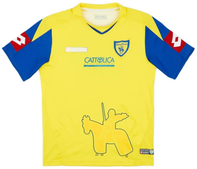 Lotto 2007-08 Chievo Verona Home Shirt - 4/10 - (M)