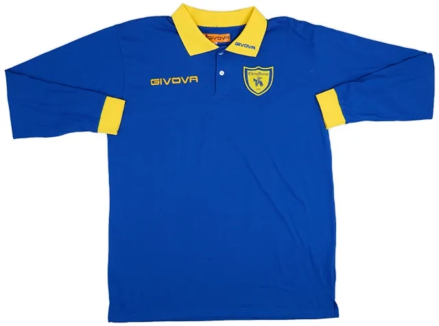Polo Shirts 2016-17 Chievo Verona Givova Polo L/S Shirt - 9/10 - (L)