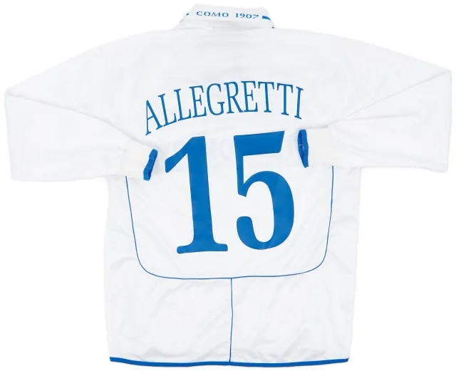 Errea 2002-03 Como Match Issue Away Shirt Allegretti #15