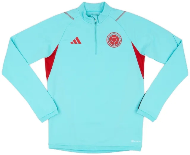 2022-23 Colombia adidas 1/4 Zip Training Top - 9/10 - (S)