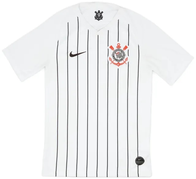 Nike 2019 Corinthians Home Shirt - 9/10 - (S)