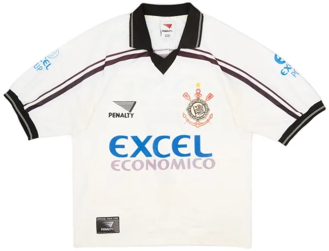 1998 Corinthians Home Shirt #7 - 8/10 - (L)