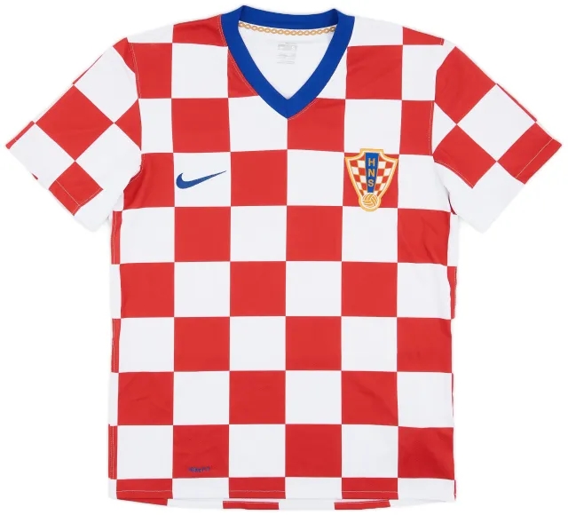 Nike 2008-09 Croatia Home Shirt - 9/10 - (S)