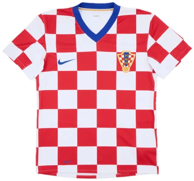 Nike 2008-09 Croatia Home Shirt - 8/10 - (S)