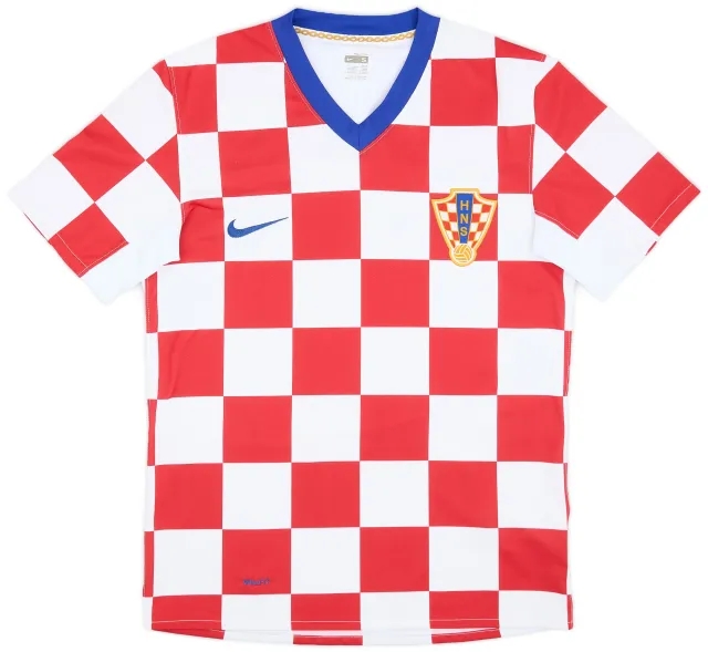 Nike 2008-09 Croatia Home Shirt - 9/10 - (S)