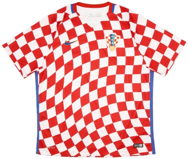 Nike 2016-18 Croatia Home Shirt - 7/10 - (XL)