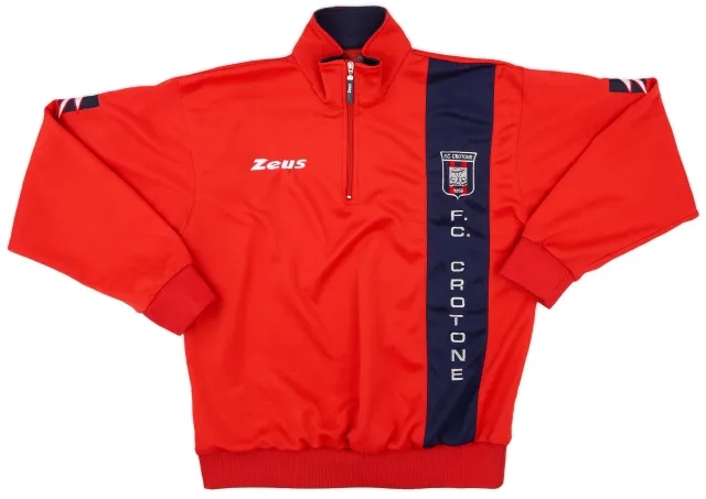 Hoodies/Sweat Tops 2006-07 Crotone Zeus 1/4 Zip Sweat Top - 9/10 - (L)