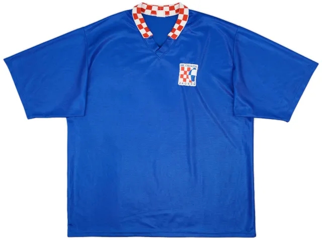 Training 1995-96 Croatia Zagreb Fan Shirt - 8/10 - (XL)