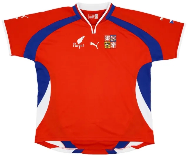 Puma 2000-02 Czech Republic Basic Home Shirt - 5/10 - (XL)