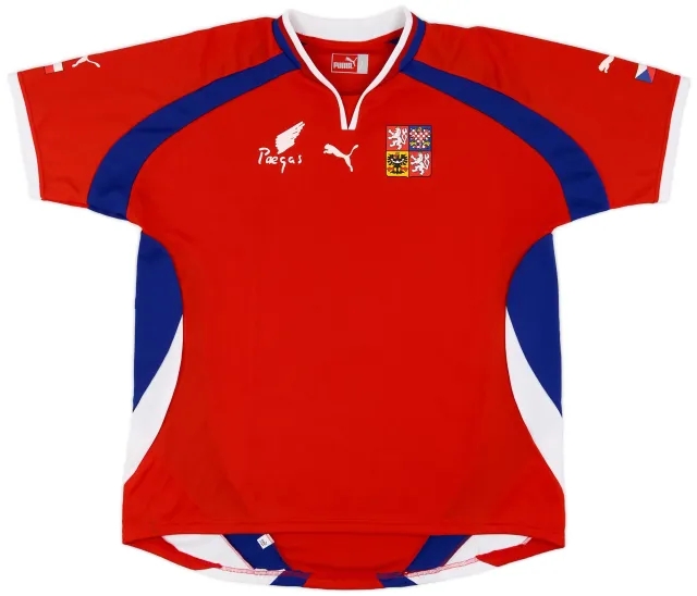 Puma 2000-02 Czech Republic Home Shirt - 9/10 - (L)