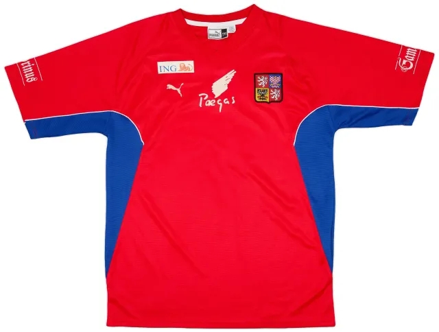 Puma 2002-04 Czech Republic Home/Training Shirt - 7/10 - (XXL)