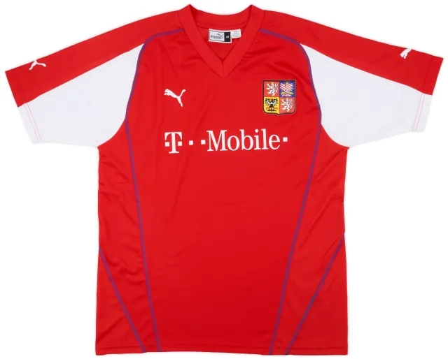 Puma 2004-05 Czech Republic Basic Home Shirt - 8/10 - (XL)