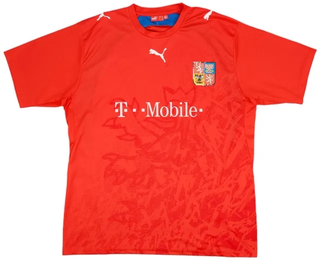 Puma 2006-08 Czech Republic Basic Home Shirt - 5/10 - (XL)