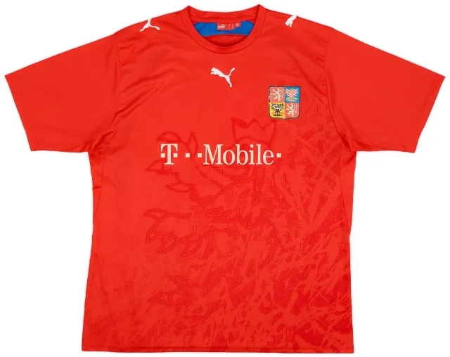 Puma 2006-08 Czech Republic Basic Home Shirt - 5/10 - (XL)