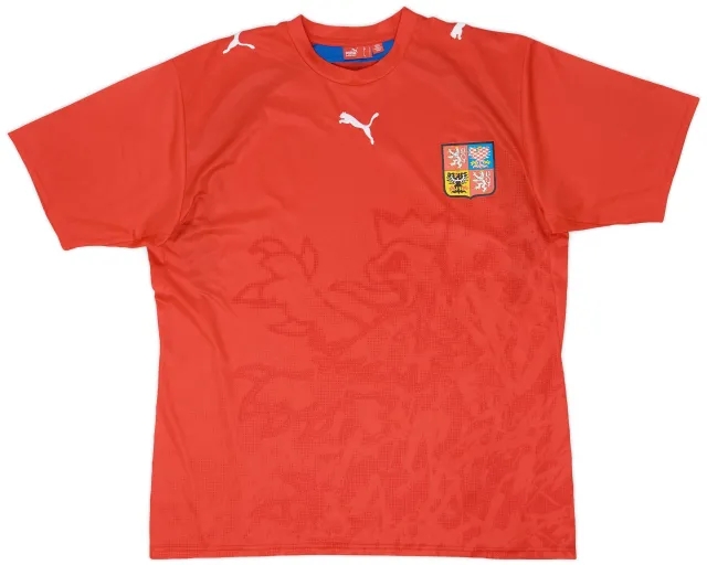 Puma 2006-08 Czech Republic Basic Home Shirt - 9/10 - (L)