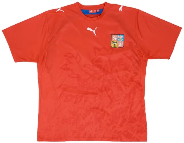 Puma 2006-08 Czech Republic Basic Home Shirt - 6/10 - (XL)