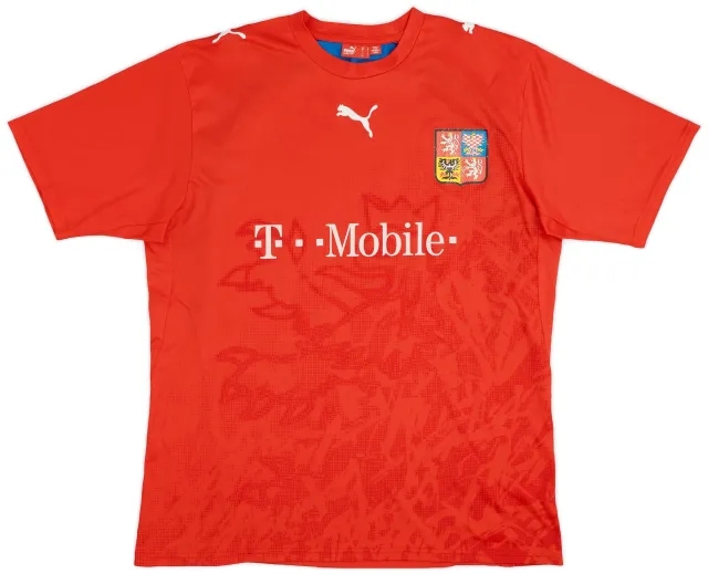 Puma 2006-08 Czech Republic Basic Home Shirt - 6/10 - (L)
