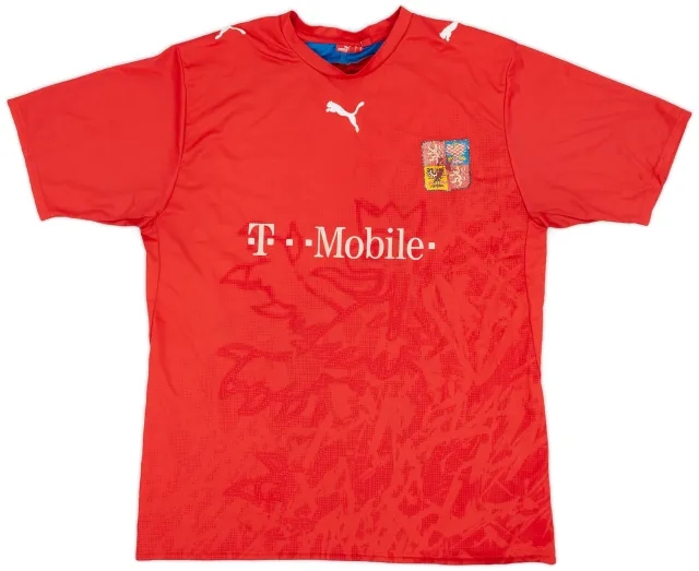 Puma 2006-08 Czech Republic Basic Home Shirt - 5/10 - (XL)