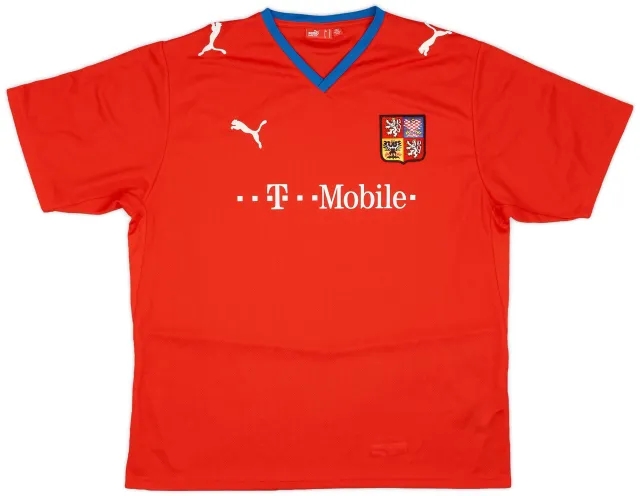 Puma 2008-09 Czech Republic Home Shirt - 9/10 - (XL)