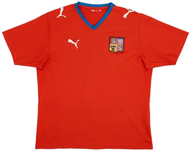 Puma 2008-09 Czech Republic Basic Home Shirt - 8/10 - (L)