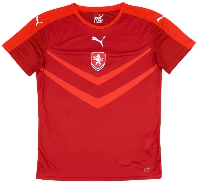 Puma 2016-18 Czech Republic Home/Training Shirt - 8/10 - (M)